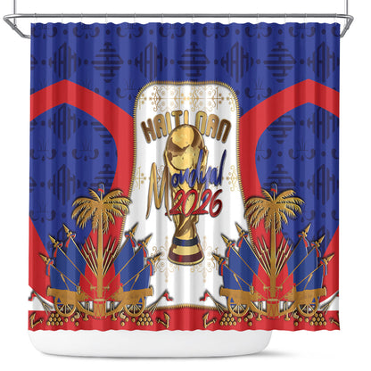 Haiti Nan Mondyal 2026 Shower Curtain Road To Glory