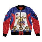 Custom Haiti Nan Mondyal 2026 Sleeve Zip Bomber Jacket Road To Glory