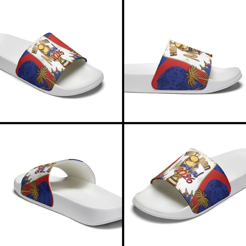 Haiti Nan Mondyal 2026 Slide Sandals Road To Glory
