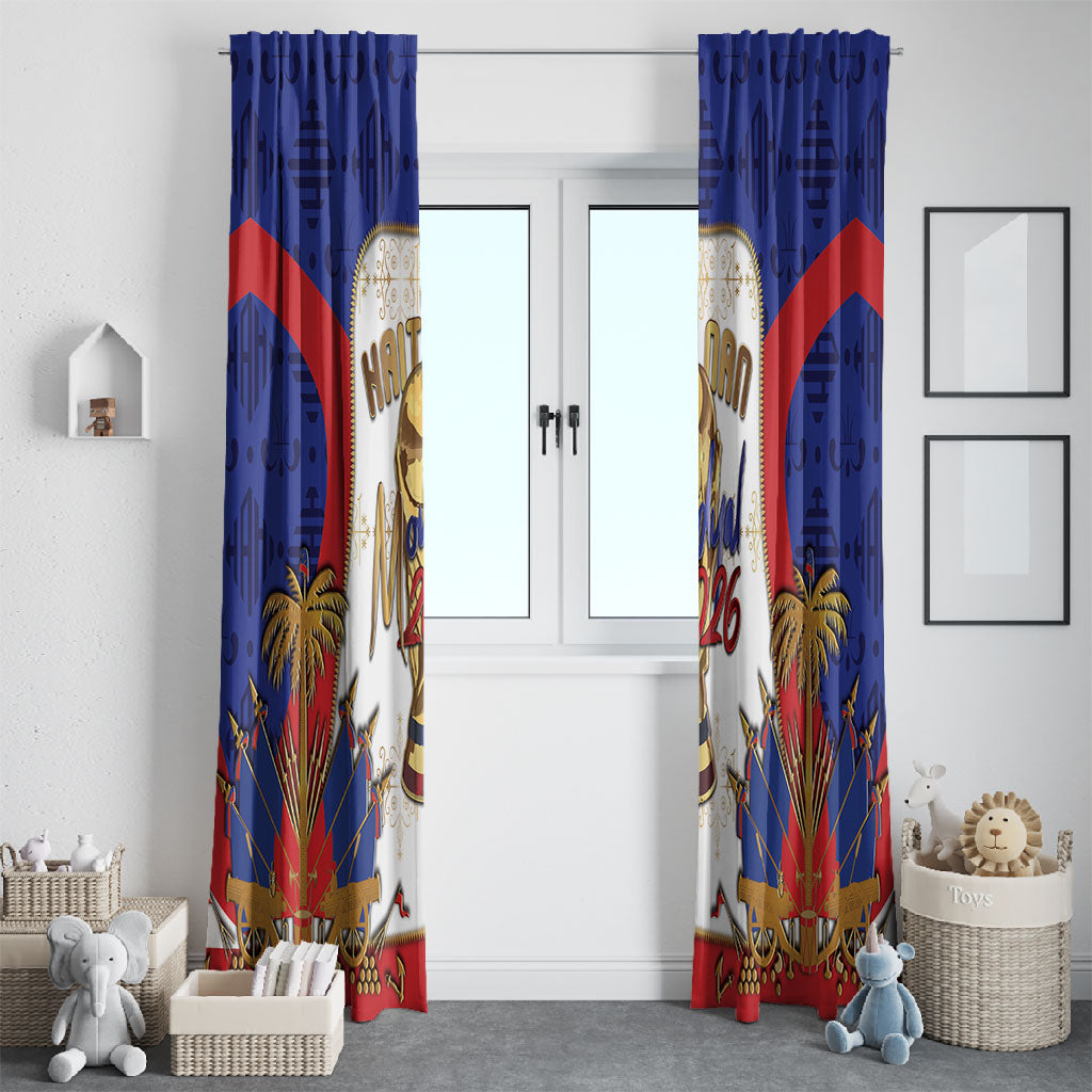 Haiti Nan Mondyal 2026 Window Curtain Road To Glory