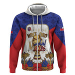 Custom Haiti Nan Mondyal 2026 Zip Hoodie Road To Glory