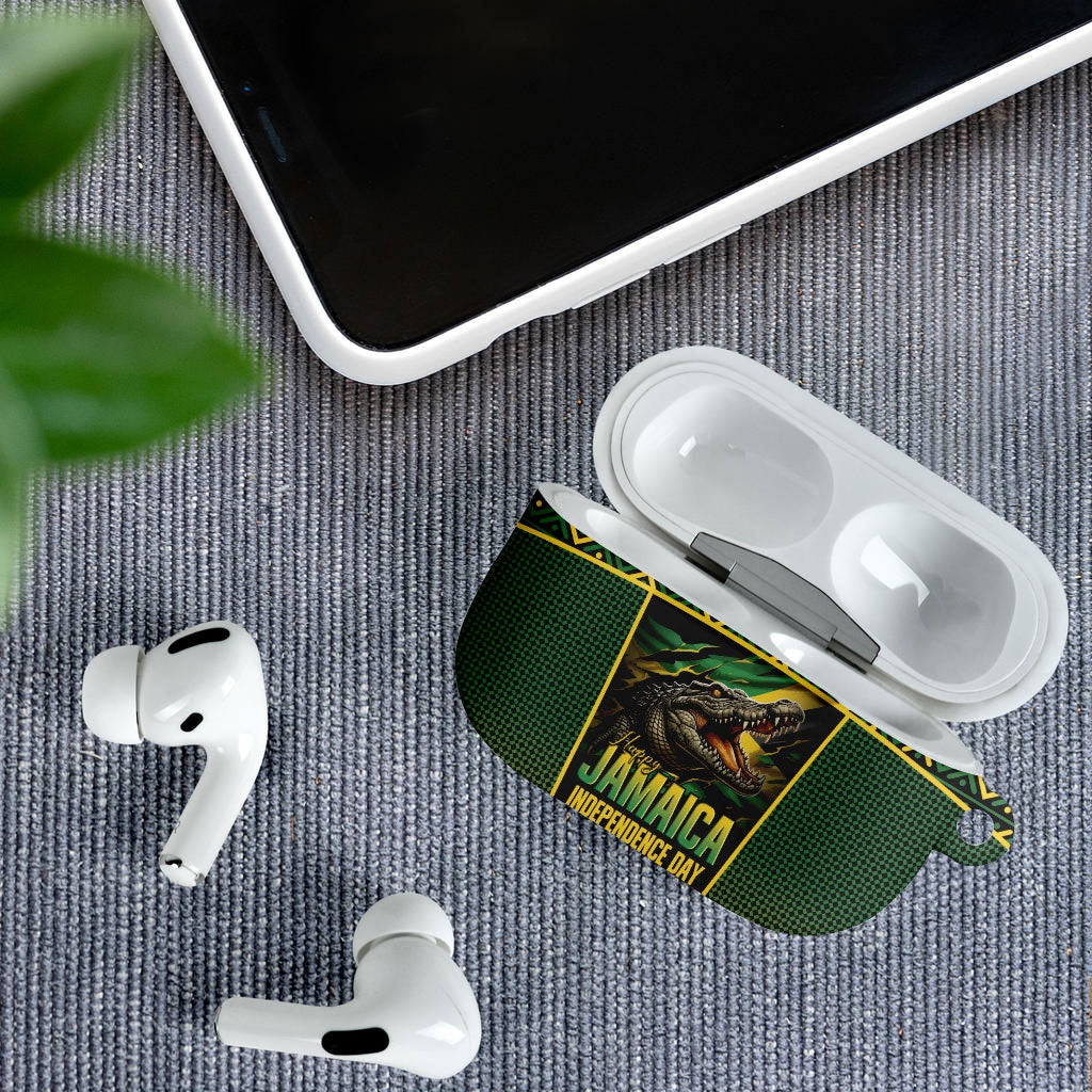 Jamaica Independence Day AirPods Case Crocodile Broken Chain Freedom