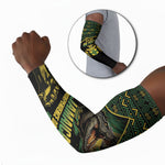 Jamaica Independence Day Arm Sleeves Crocodile Broken Chain Freedom
