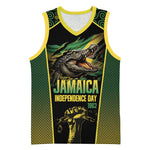 Jamaica Independence Day Basketball Jersey Crocodile Broken Chain Freedom