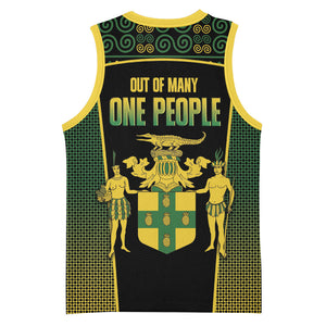 Jamaica Independence Day Basketball Jersey Crocodile Broken Chain Freedom