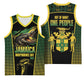 Jamaica Independence Day Basketball Jersey Crocodile Broken Chain Freedom