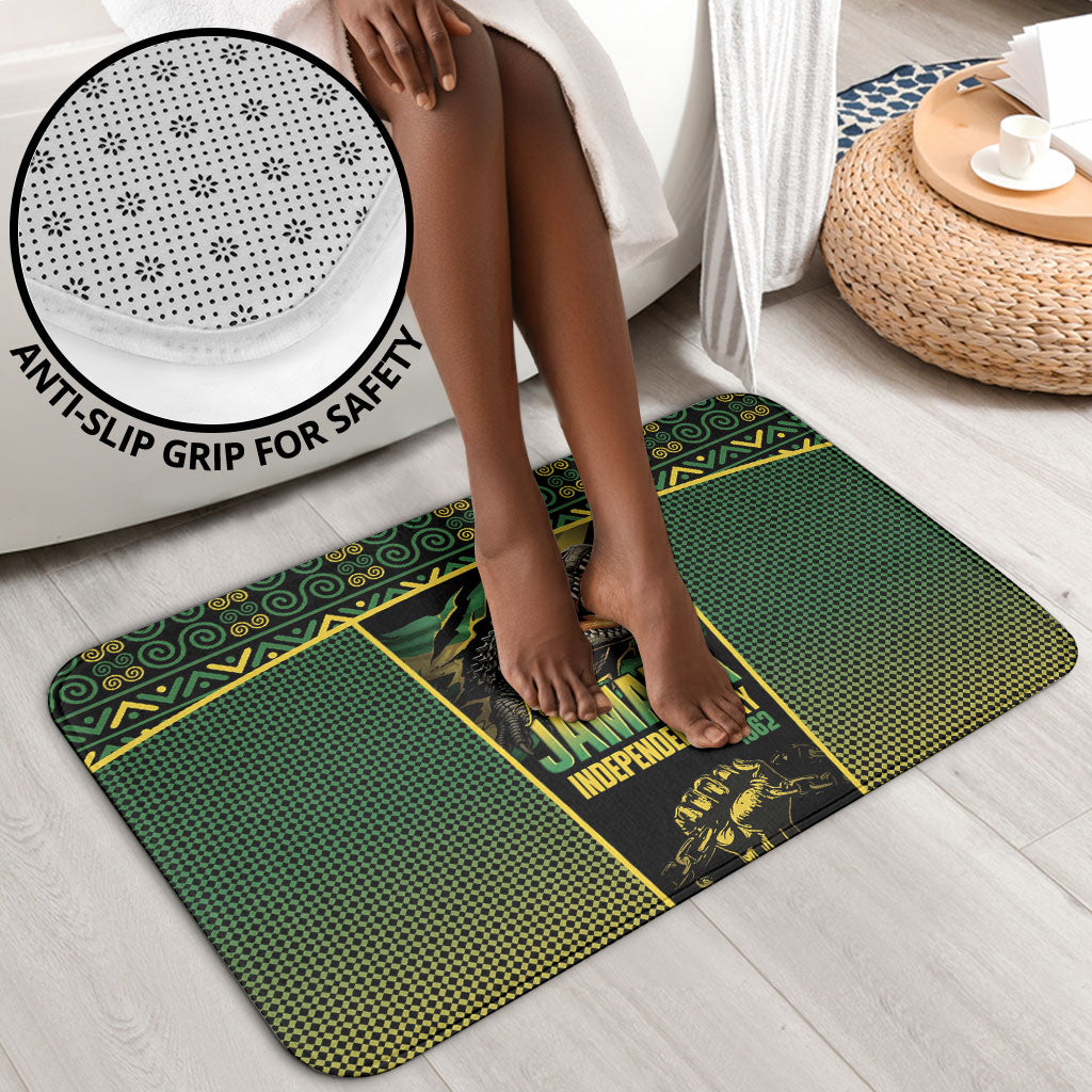 Jamaica Independence Day Bathroom Set Crocodile Broken Chain Freedom