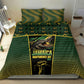 Jamaica Independence Day Bedding Set Crocodile Broken Chain Freedom