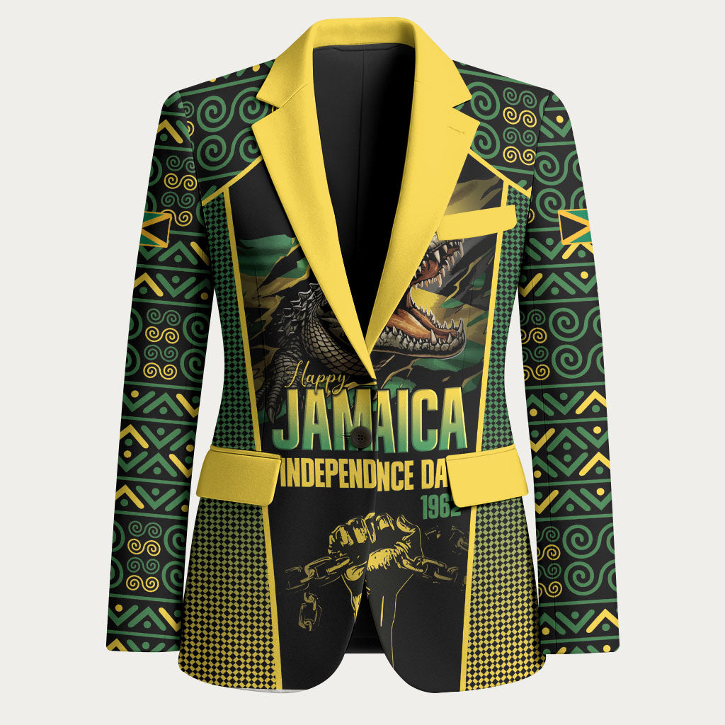 Jamaica Independence Day Blazer Crocodile Broken Chain Freedom