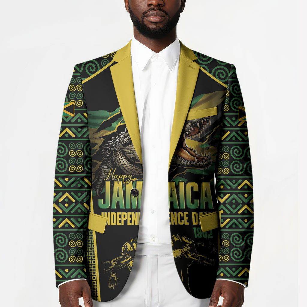 Jamaica Independence Day Blazer Crocodile Broken Chain Freedom
