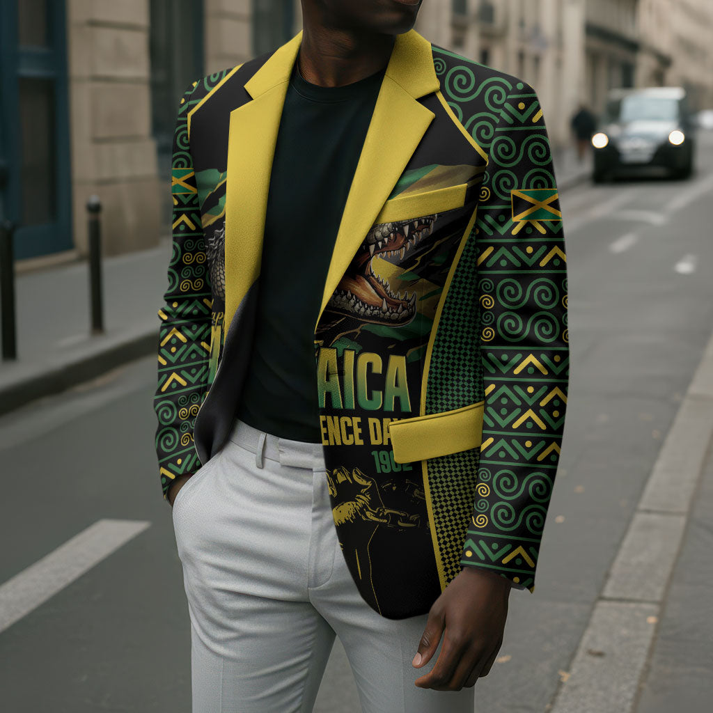 Jamaica Independence Day Blazer Crocodile Broken Chain Freedom
