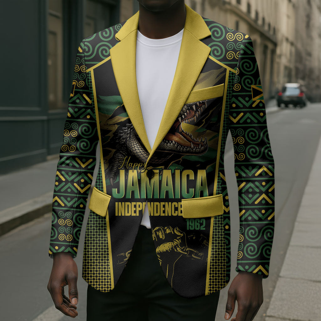 Jamaica Independence Day Blazer Crocodile Broken Chain Freedom