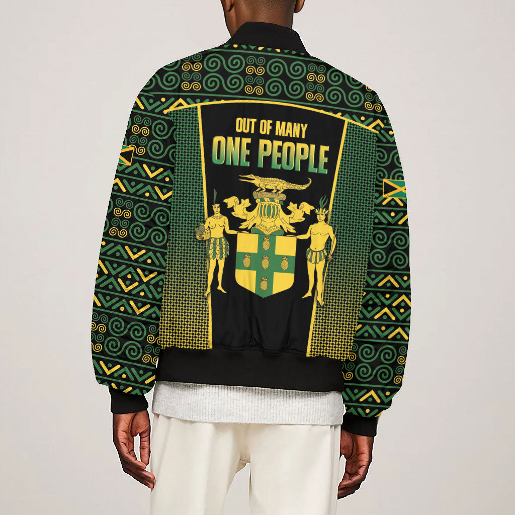 Jamaica Independence Day Bomber Jacket Crocodile Broken Chain Freedom
