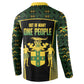 Jamaica Independence Day Button Sweatshirt Crocodile Broken Chain Freedom