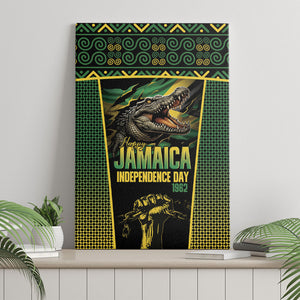 Jamaica Independence Day Canvas Wall Art Crocodile Broken Chain Freedom