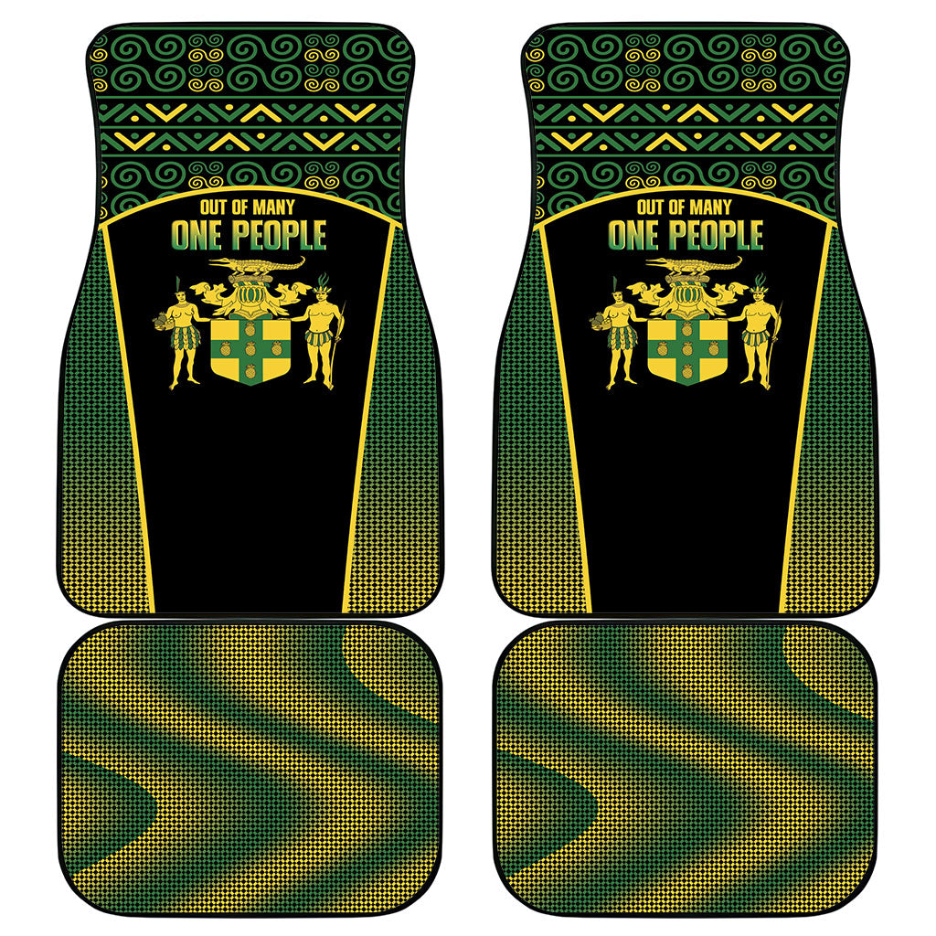 Jamaica Independence Day Car Mats Crocodile Broken Chain Freedom