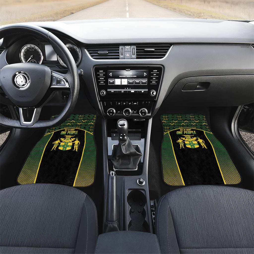 Jamaica Independence Day Car Mats Crocodile Broken Chain Freedom