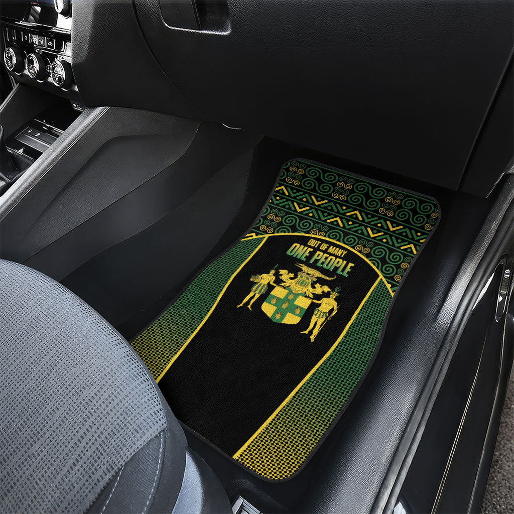 Jamaica Independence Day Car Mats Crocodile Broken Chain Freedom