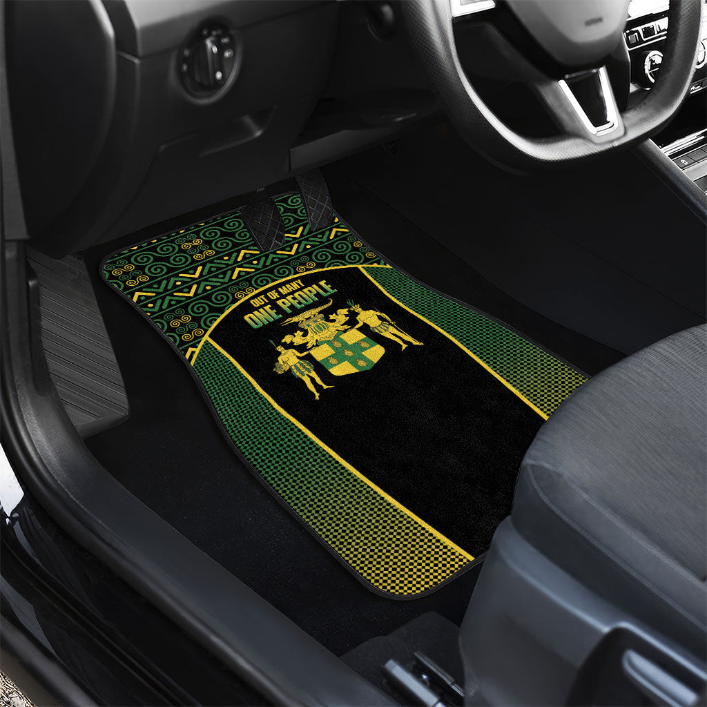 Jamaica Independence Day Car Mats Crocodile Broken Chain Freedom