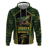 Jamaica Independence Day Hoodie Crocodile Broken Chain Freedom