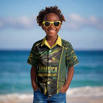 Jamaica Independence Day Kid Hawaiian Shirt Crocodile Broken Chain Freedom