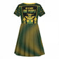 Jamaica Independence Day Kid Short Sleeve Dress Crocodile Broken Chain Freedom