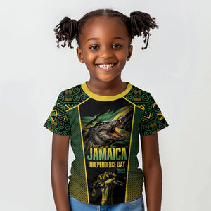 Jamaica Independence Day Kid T shirt Crocodile Broken Chain Freedom