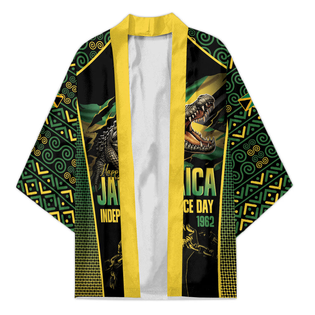 Jamaica Independence Day Kimono Crocodile Broken Chain Freedom