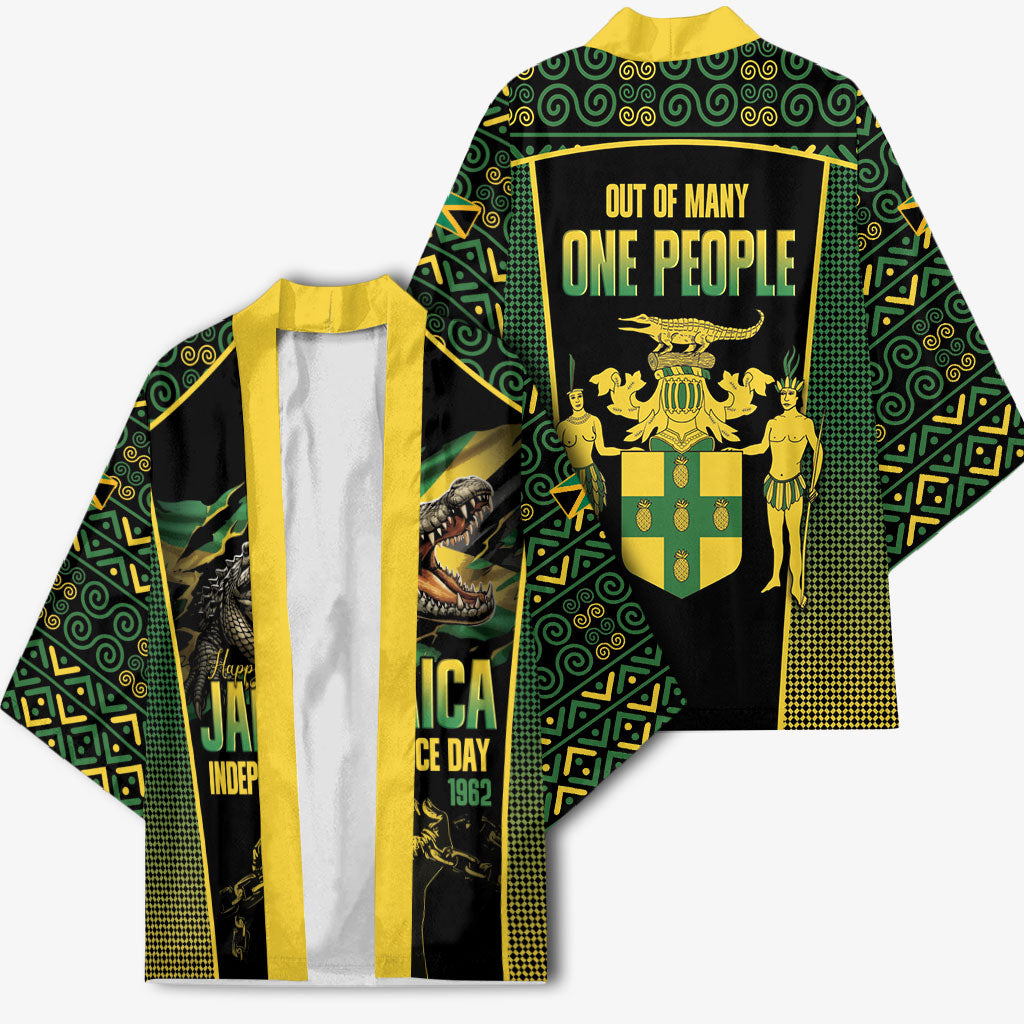 Jamaica Independence Day Kimono Crocodile Broken Chain Freedom