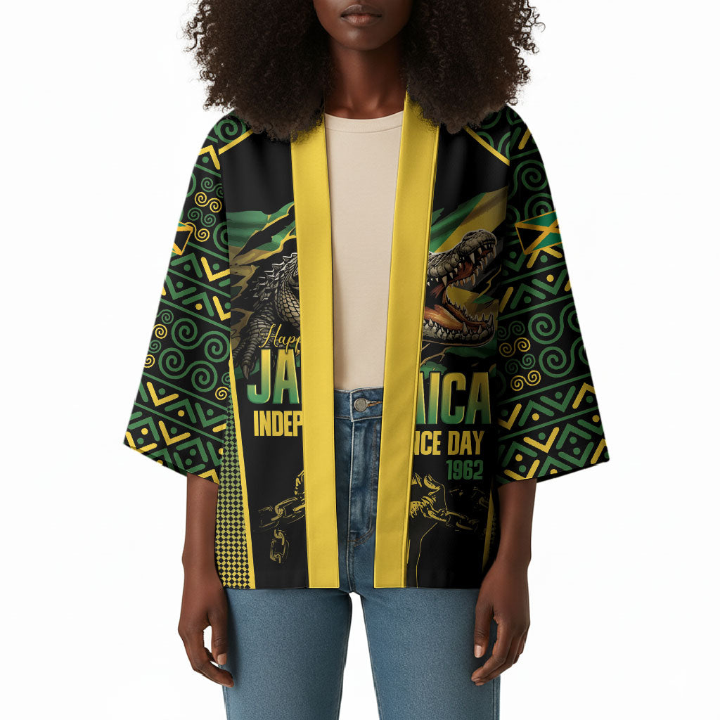 Jamaica Independence Day Kimono Crocodile Broken Chain Freedom