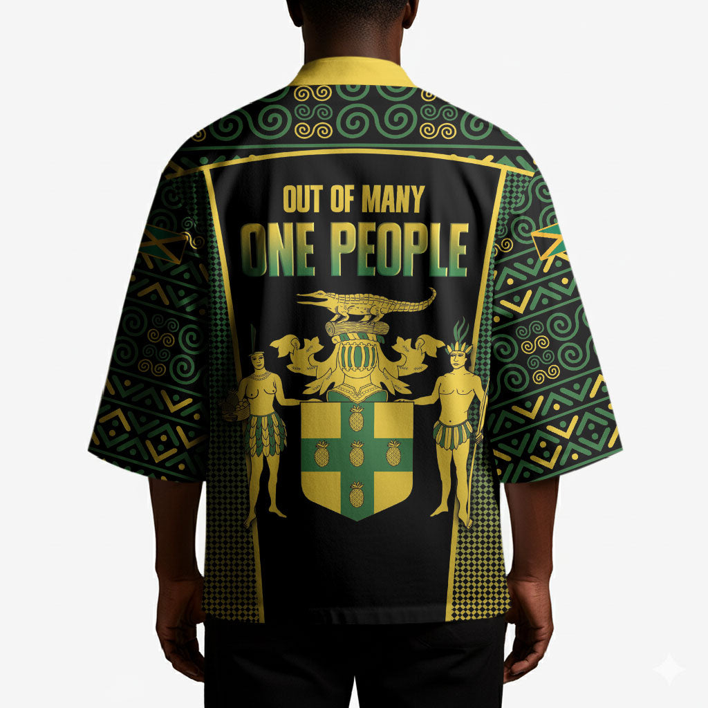 Jamaica Independence Day Kimono Crocodile Broken Chain Freedom