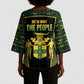 Jamaica Independence Day Kimono Sleeve Blouse Crocodile Broken Chain Freedom