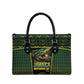 Jamaica Independence Day Leather Bag Crocodile Broken Chain Freedom