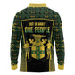 Jamaica Independence Day Long Sleeve Polo Shirt Crocodile Broken Chain Freedom
