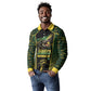 Jamaica Independence Day Long Sleeve Polo Shirt Crocodile Broken Chain Freedom
