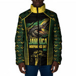 Jamaica Independence Day Padded Jacket Crocodile Broken Chain Freedom