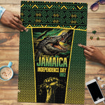 Jamaica Independence Day Puzzle Crocodile Broken Chain Freedom