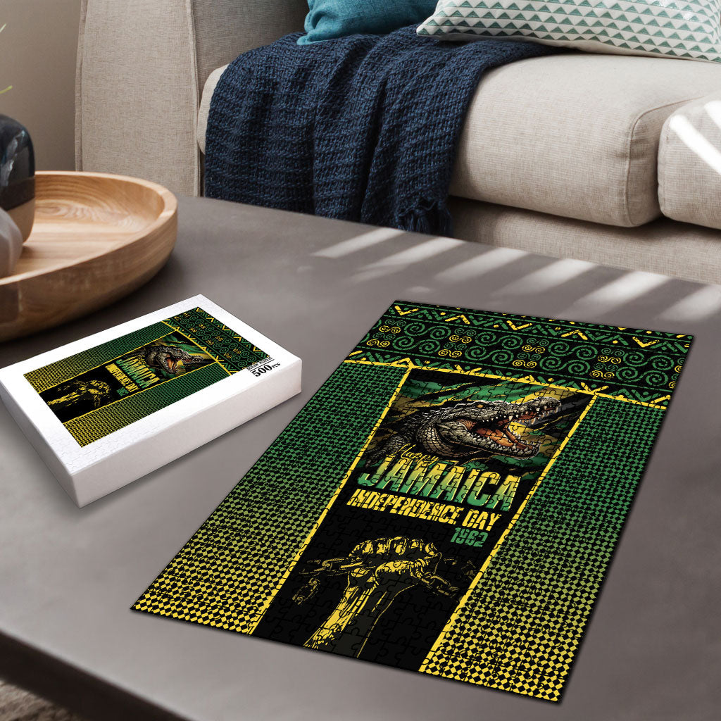 Jamaica Independence Day Puzzle Crocodile Broken Chain Freedom