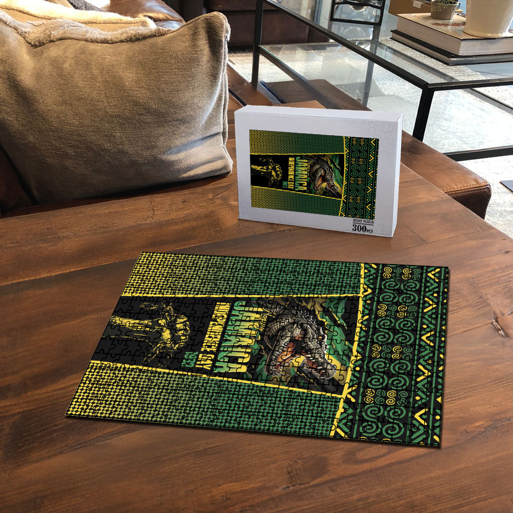 Jamaica Independence Day Puzzle Crocodile Broken Chain Freedom