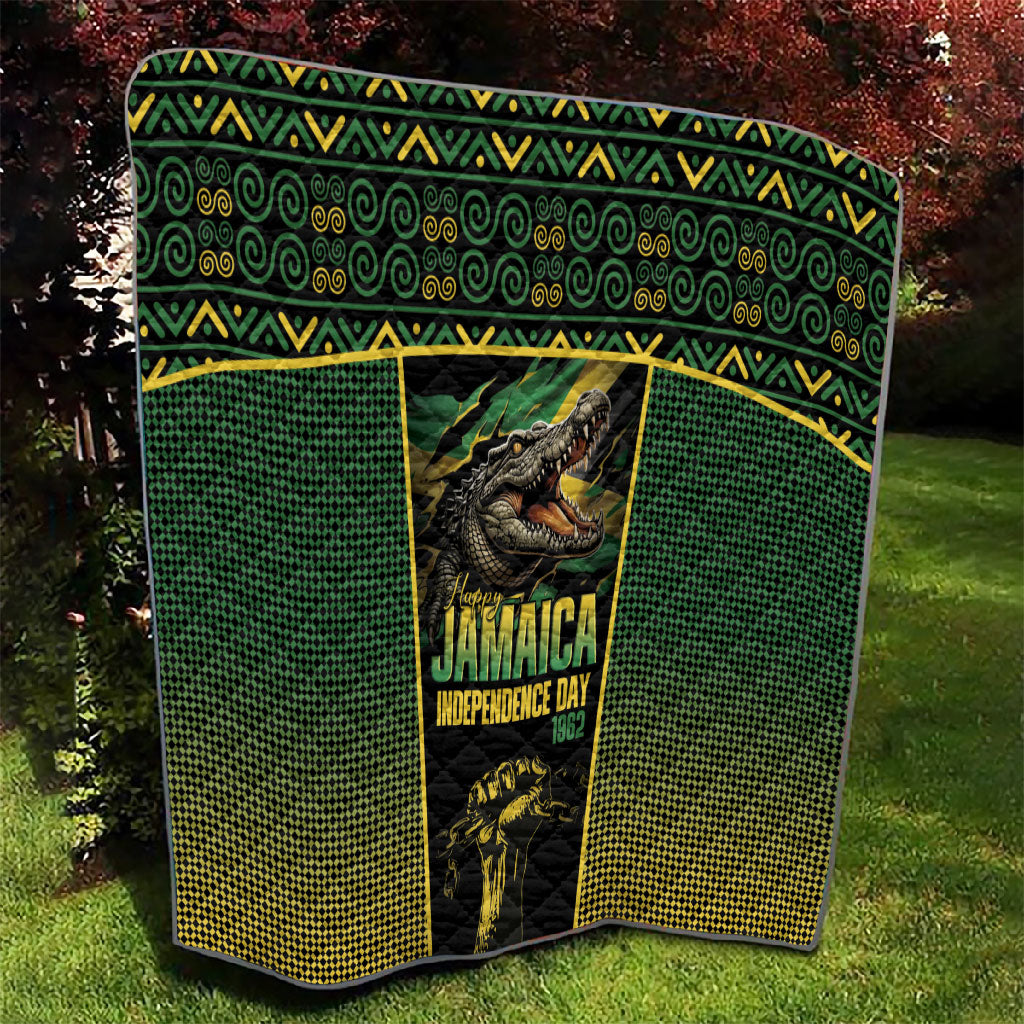 Jamaica Independence Day Quilt Crocodile Broken Chain Freedom