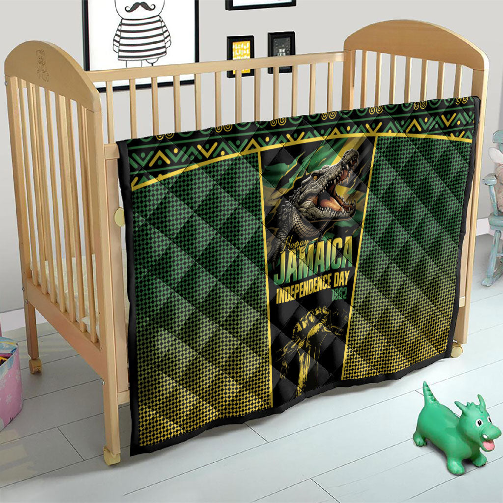 Jamaica Independence Day Quilt Crocodile Broken Chain Freedom
