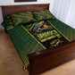Jamaica Independence Day Quilt Bed Set Crocodile Broken Chain Freedom