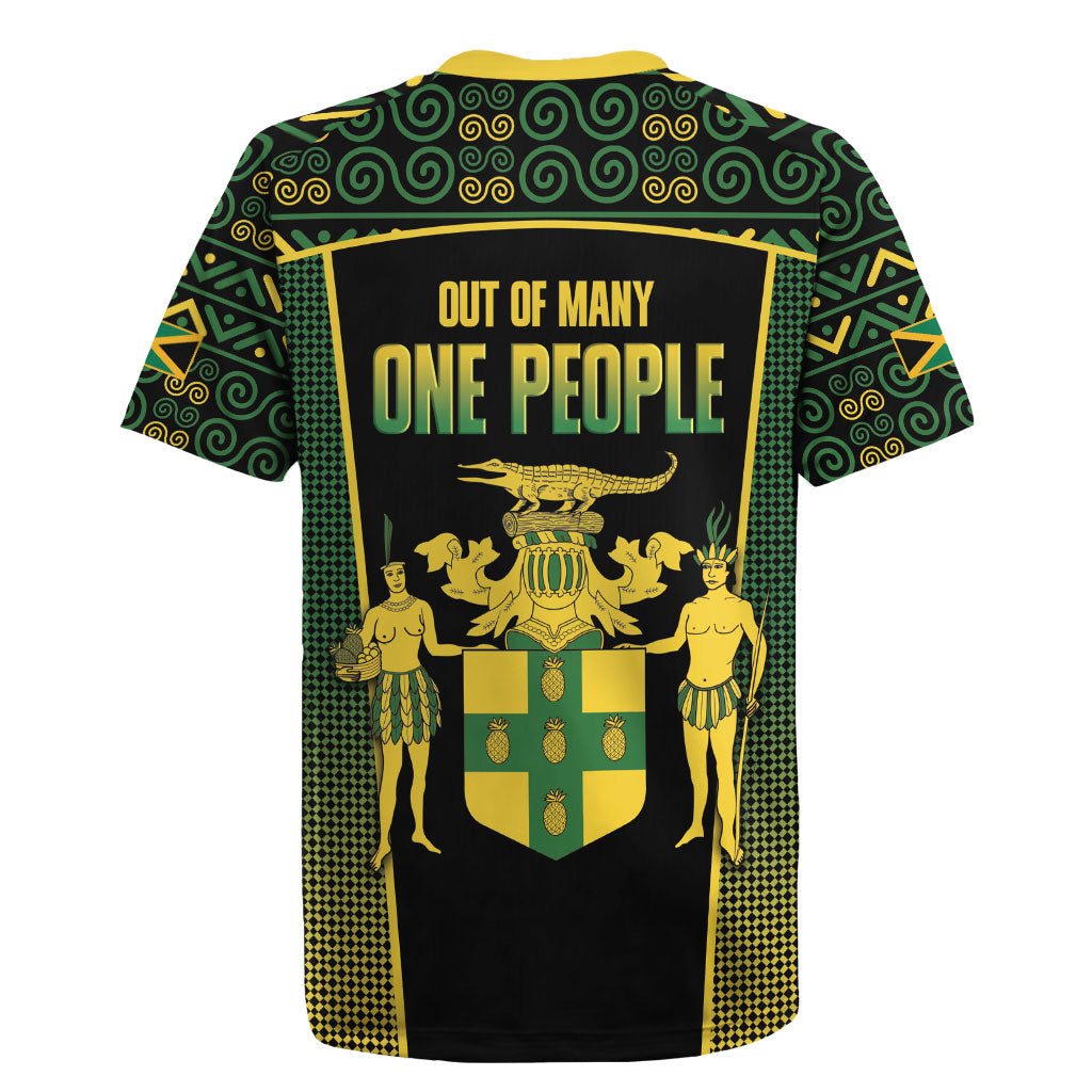 Jamaica Independence Day Rugby Jersey Crocodile Broken Chain Freedom