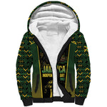 Jamaica Independence Day Sherpa Hoodie Crocodile Broken Chain Freedom