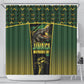 Jamaica Independence Day Shower Curtain Crocodile Broken Chain Freedom
