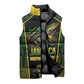 Jamaica Independence Day Sleeveless Puffer Jacket Crocodile Broken Chain Freedom
