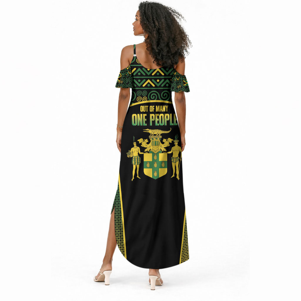 Jamaica Independence Day Summer Maxi Dress Crocodile Broken Chain Freedom
