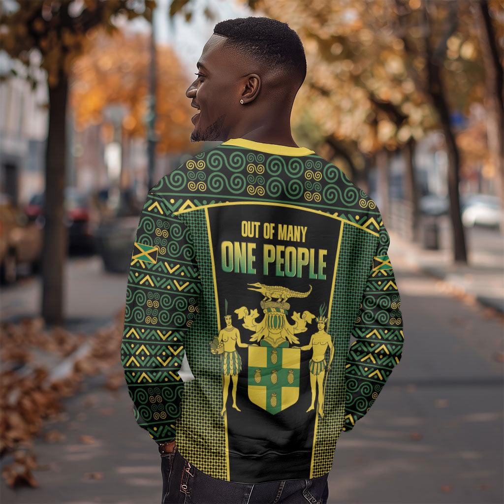 Jamaica Independence Day Sweatshirt Crocodile Broken Chain Freedom