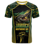 Jamaica Independence Day T shirt Crocodile Broken Chain Freedom