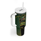 Jamaica Independence Day Tumbler With Handle Crocodile Broken Chain Freedom